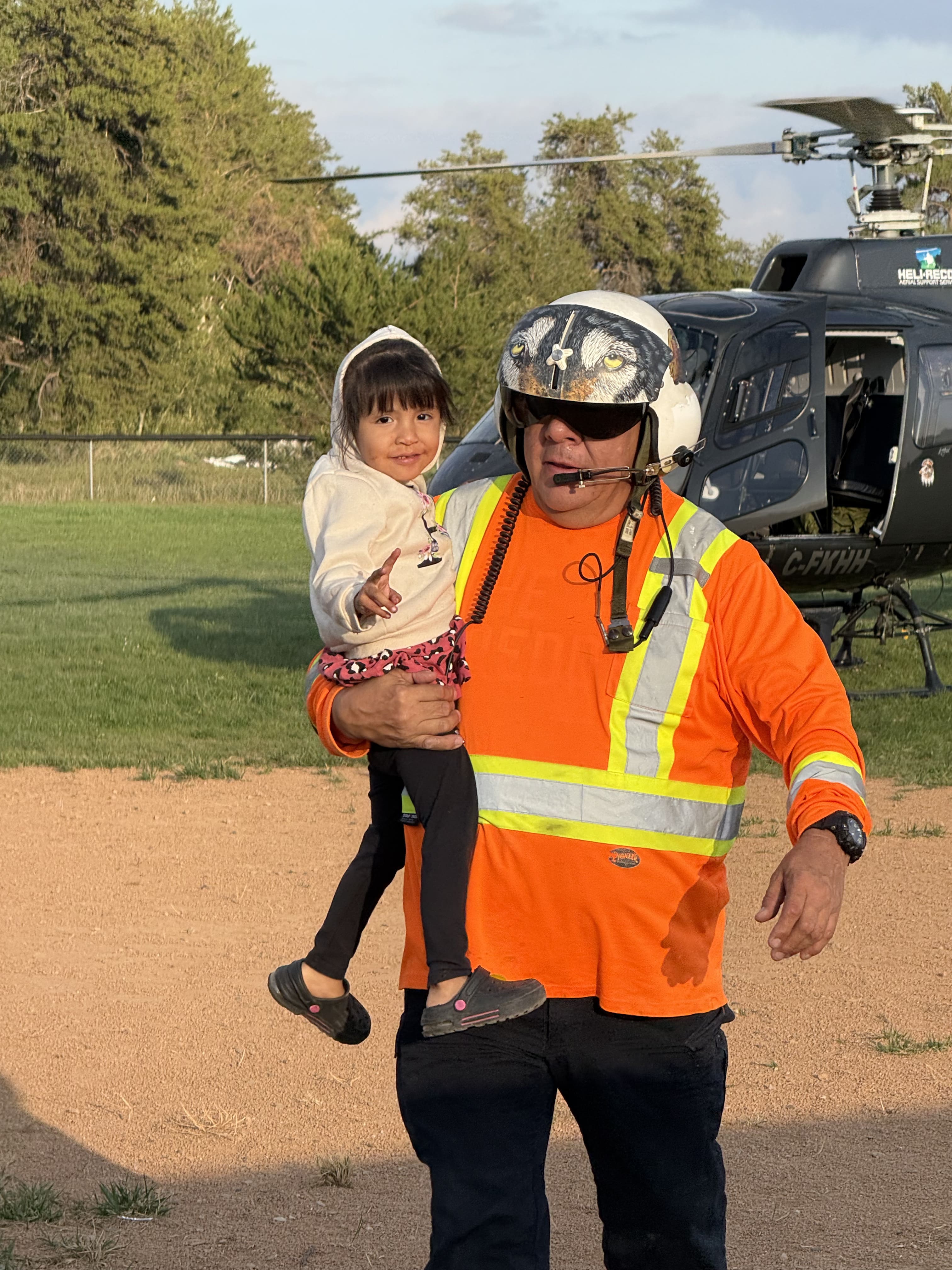 picture of Tom McDermott Captain of Woodland Cree Helicopters